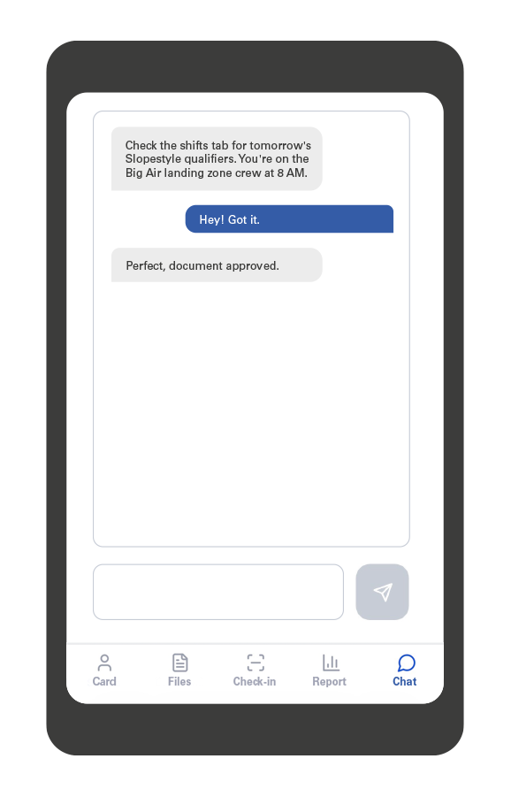Worker portal screen 3